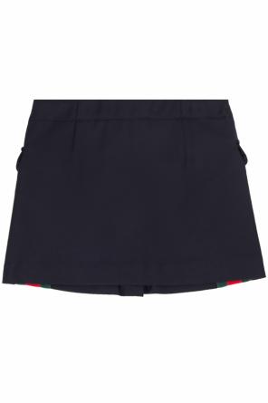 Skirt with a 'web' stripe, zdjęcie 2 Skirt with a 'web' stripe od Gucci Kids